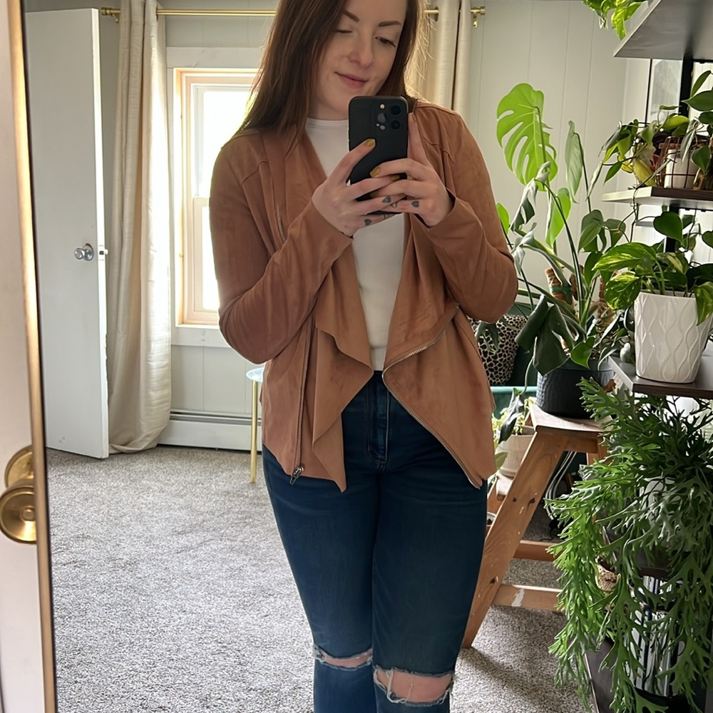 BlankNYC faux suede jacket